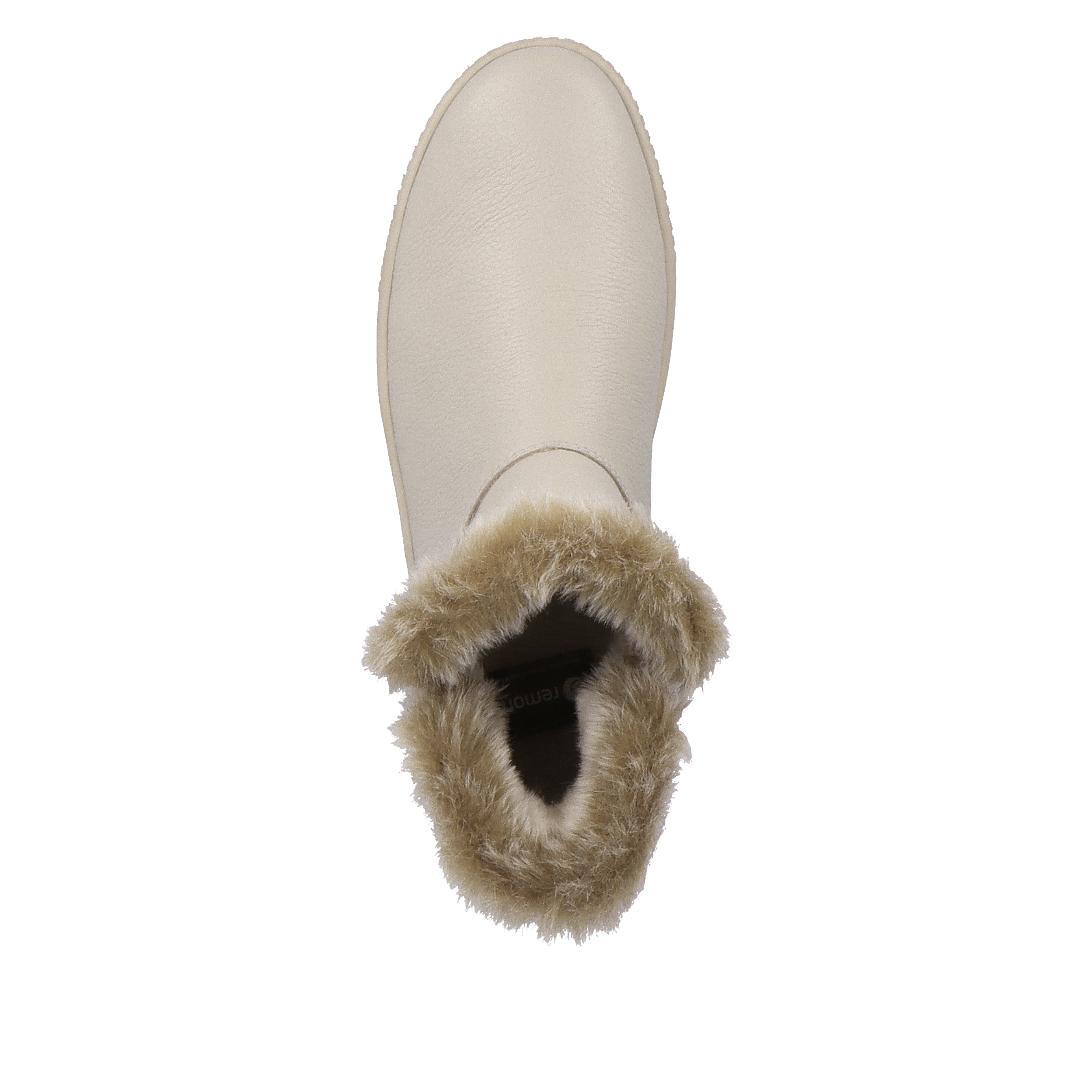 Bottines beiges pour femme marque Remonte. Référence R7999-60 Crema. Disponible chez Chauss'Family magasin de chaussures Issoire.