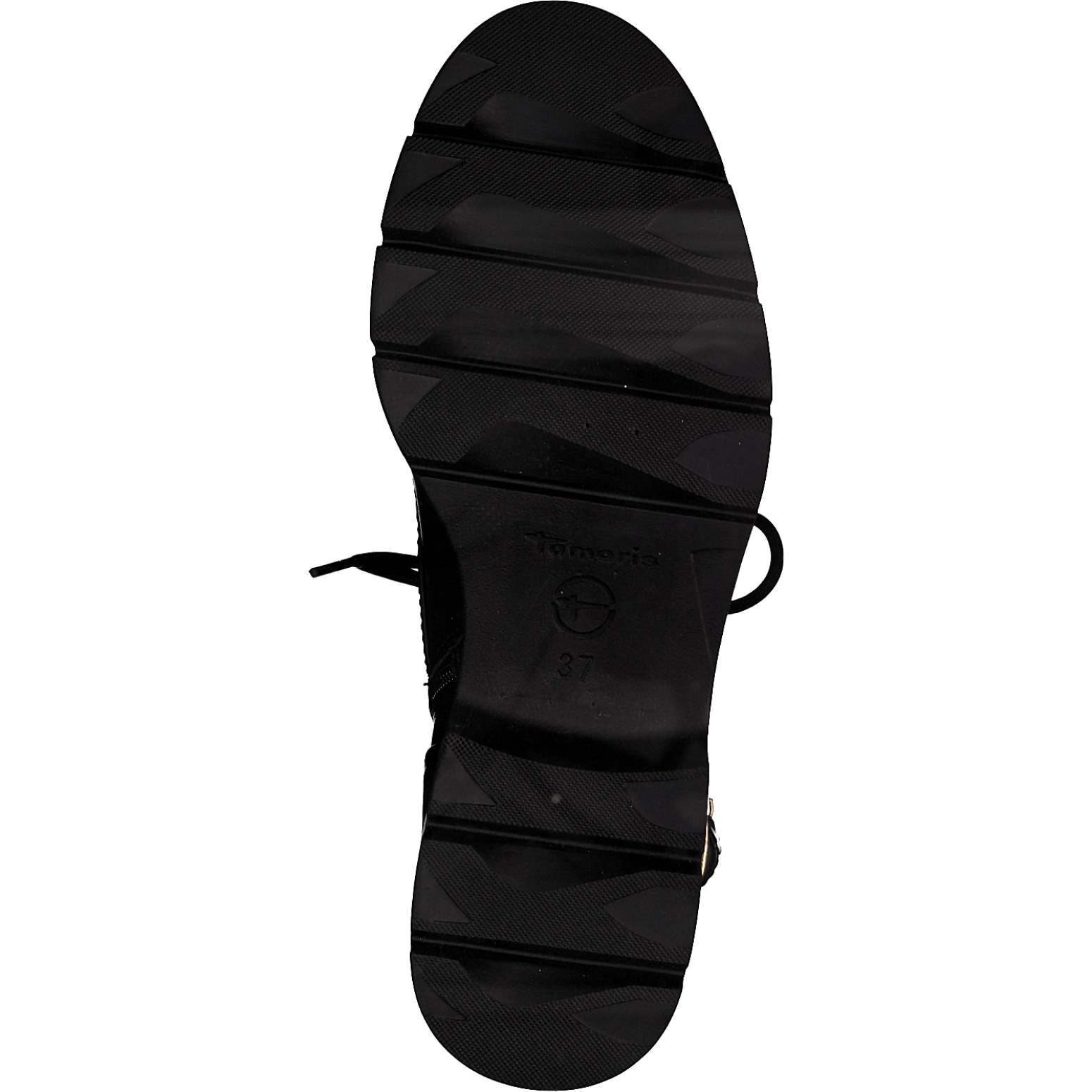 Bottines à lacets de la marque Tamaris. Référence 25289-41 001 Black. Disponible chez Chauss'Family magasin de chaussures à Issoire.