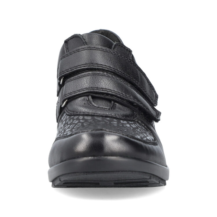 Chaussures à velcro pour femme marque Remonte. Référence L4868-00 Schwarz. Disponible chez Chauss'Family magasin de chaussures Issoire.