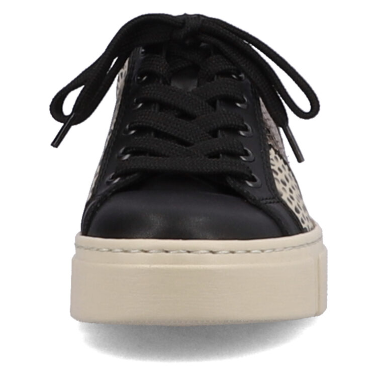 Baskets noires pour femme marque Rieker. Référence N5910-62 Schwarz. Disponible chez Chauss'Family magasin de chaussures à Issoire.