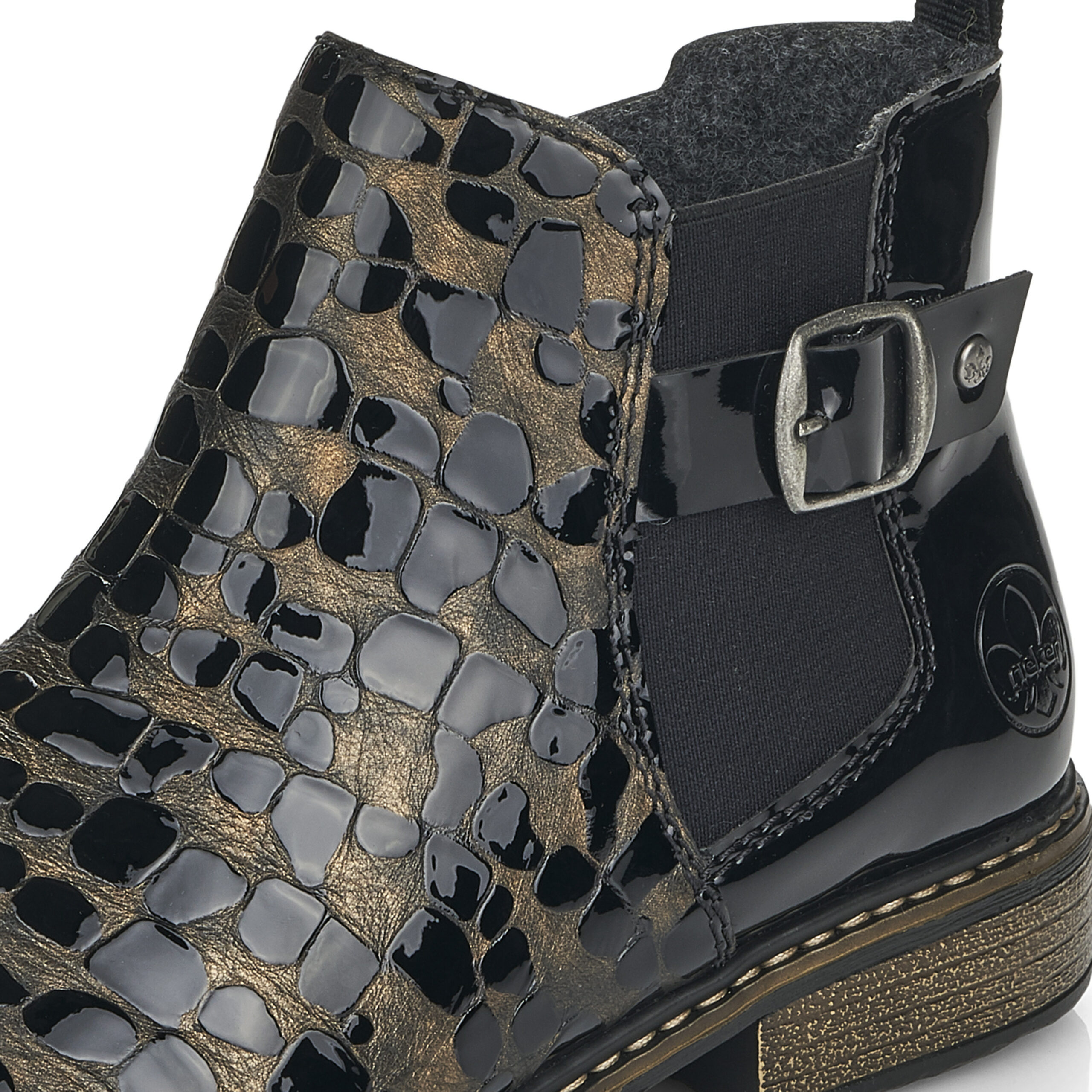 Rieker Bottines W0962 noires (Noir) - Bottines et boots chez Sarenza  (691006)