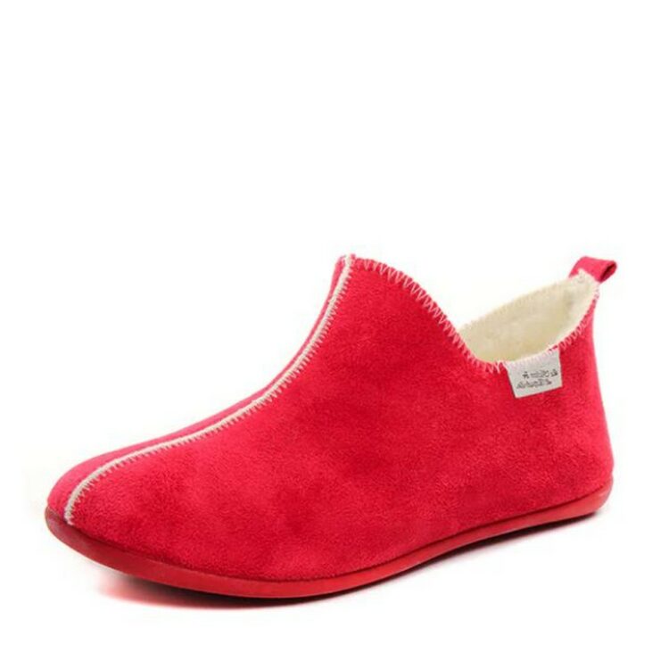 Bottillon pour femme de la marque La maison de l'espadrille référence 6030 rouge. Disponible chez Chauss'Family magasin chaussures Issoire.
