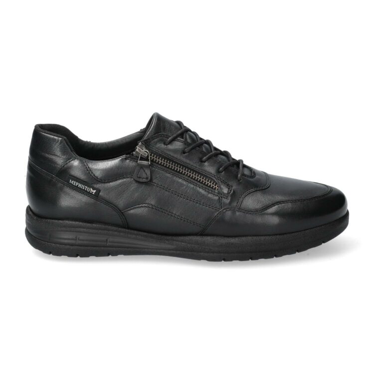 Baskets de la marque Mephisto. Référence Ilkar Black 61300. Disponible chez Chauss'Family magasin de chaussures à Issoire.