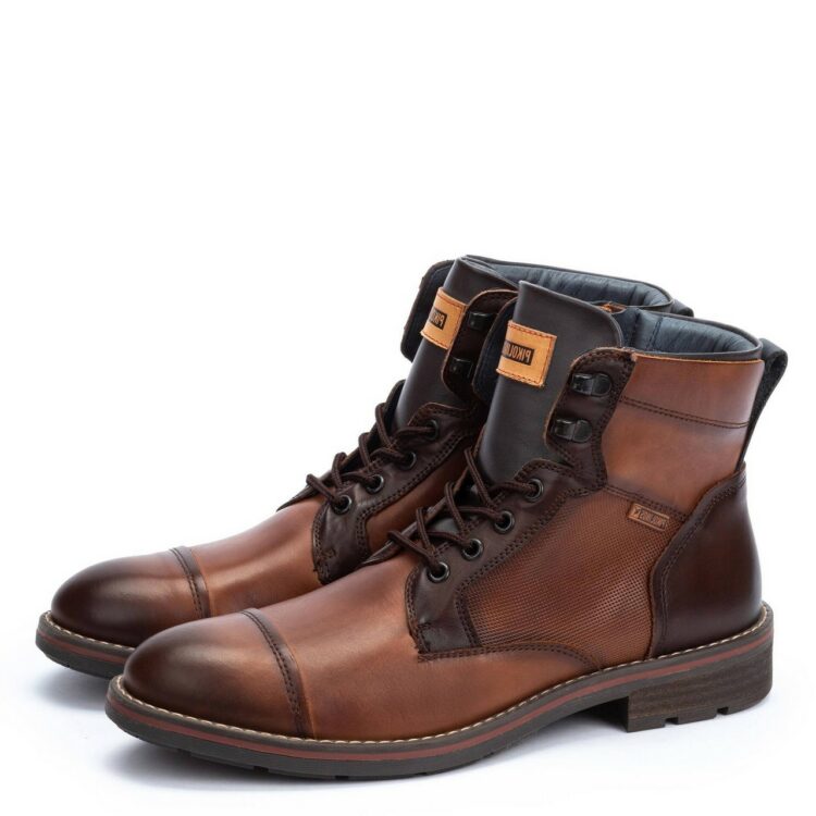 Bottines marron pour homme marque Pikolinos. Référence York M2M-8156C1. Disponible chez Chauss'Family magasin chaussures Issoire