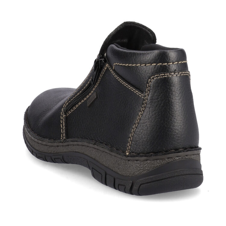 Bottines chaudes pour homme marque Rieker. Référence 05173-00 Black. Disponible chez Chauss'Family magasin de chaussures Issoire.