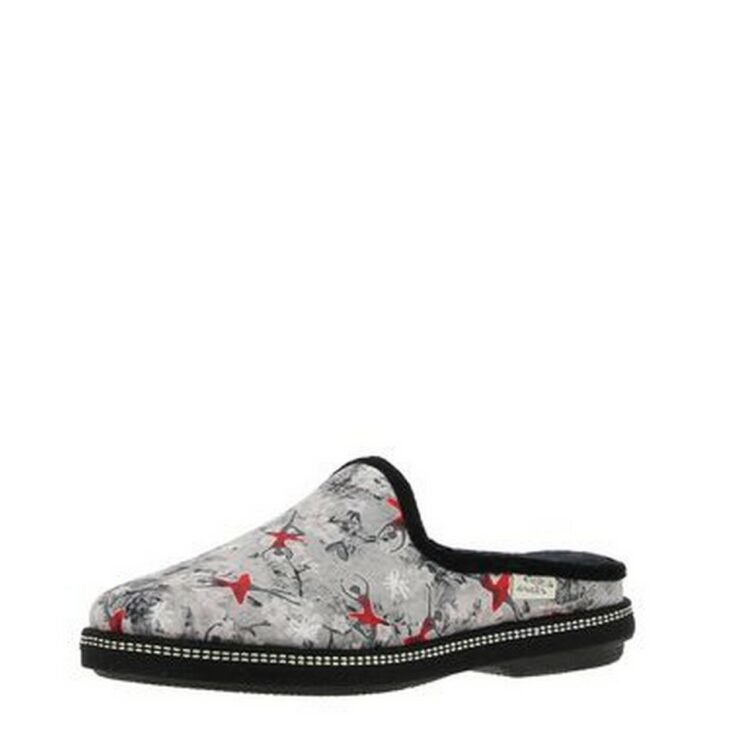 Mules motif danseuse pour femme marque La maison de l'espadrille référence 6811 noir. Disponible chez Chauss'Family magasin de chaussures à Issoire.