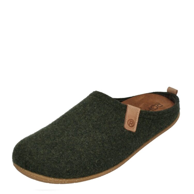 Mules en laine bouillie pour homme marque Rohde référence 6920 67 Cactus. Disponible chez Chauss'Family magasin de chaussures à Issoire.