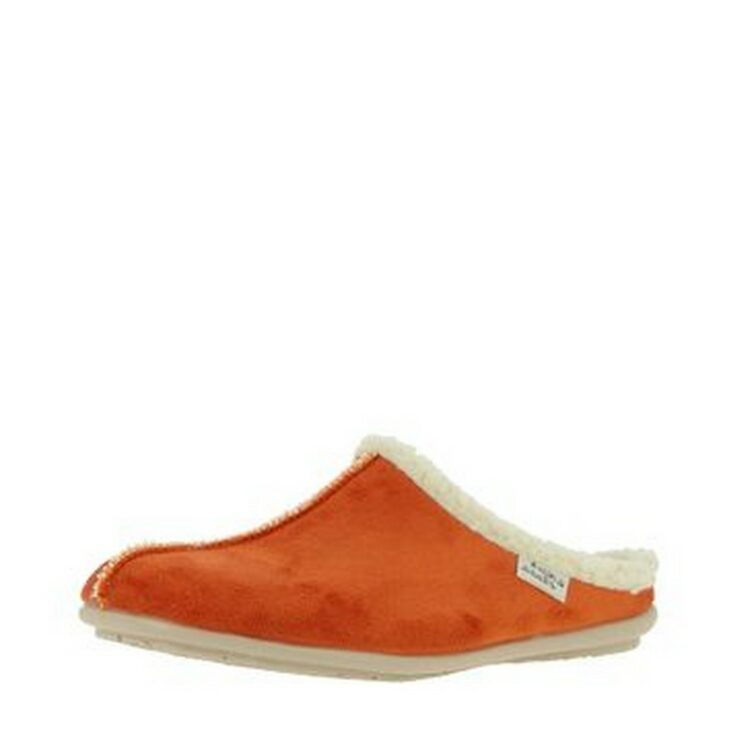 Mules pour femme de la marque La maison de l'espadrille référence 9009 orange. Disponible chez Chauss'Family magasin de chaussures à Issoire.