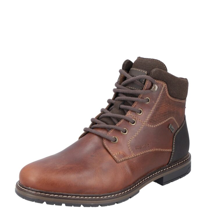 Bottines chaudes pour homme marque Rieker. Référence F3600-21 Sattel. Disponible chez Chauss'Family magasin de chaussures Issoire.