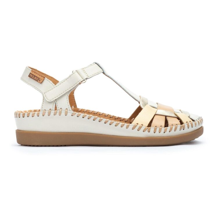 Sandales avec bout fermé pour femme de la marque Pikolinos. Référence : Cadaques W8K-0965C1 Nata. Disponible chez Chauss'Family chaussures à Issoire.