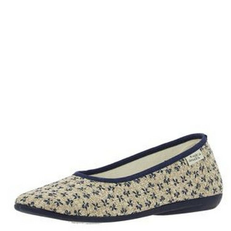 Ballerines pour femme de la marque La maison de l'espadrille, référence 2051 Marine. Disponible chez Chauss'Family magasin de chaussures à Issoire.