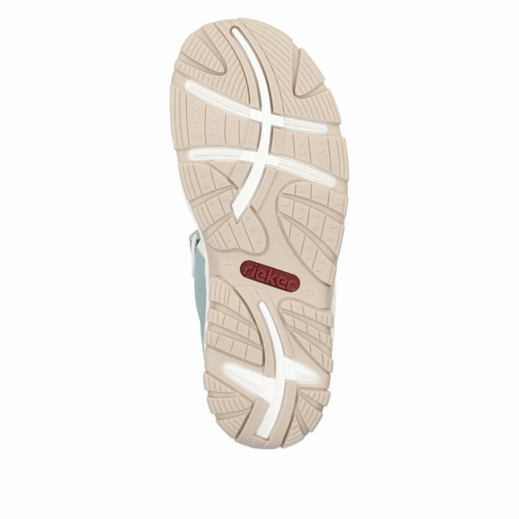 Sandales sport pour femme de la marque Rieker. Référence : 68866-92 Lipstick. Disponible chez Chauss'Family magasin de chaussures à Issoire.