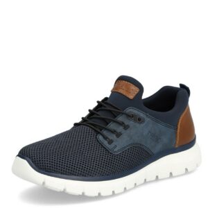 Baskets légères bleu marine pour homme marque Rieker. Référence B6652-14 Navy. Disponible chez Chauss'Family magasin de chaussures à Issoire.