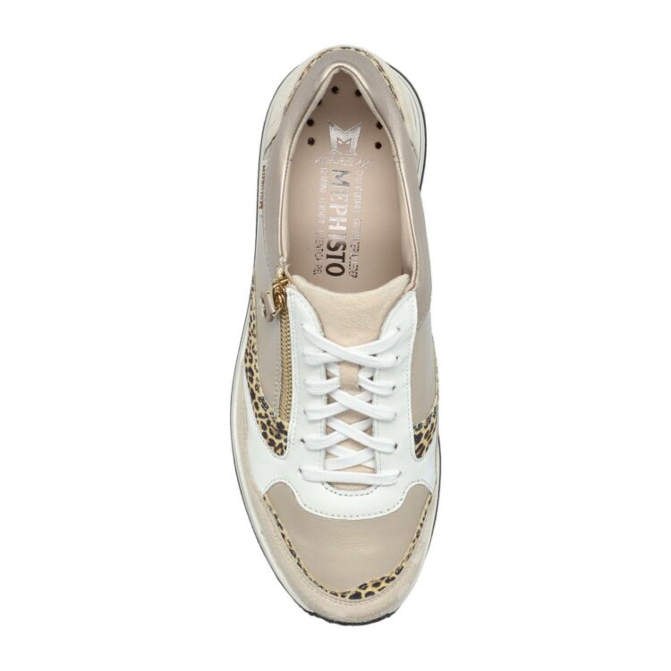 Baskets pour femme de la marque Mephisto. Référence Olimpia Light Sand 12212 25212. Disponible chez Chauss'Family magasin de chaussures à Issoire.