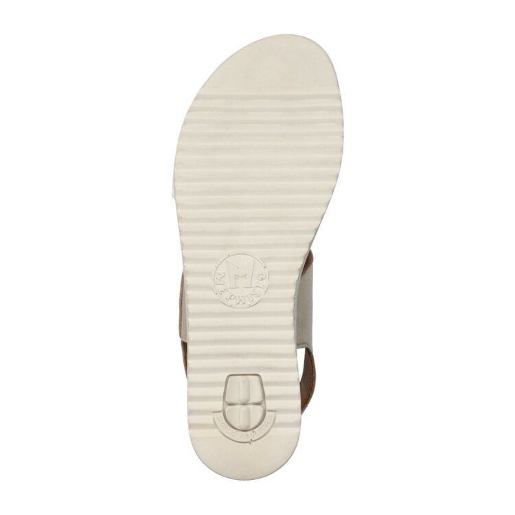Sandales compensées pour femme marque Mephisto. Référence Swena white 9502. Disponible chez Chauss'Family magasin de chaussures à Issoire.