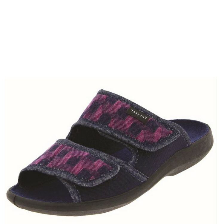 Mules réglables Fargeot pour femme. Référence : Biscube Fuschia. Disponible chez Chauss'Family magasin de chaussures à Issoire.