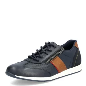 Baskets fines bleu marine pour femme de la marque Remonte. Référence : 11927-14 pazifik . Chauss'Family Issoire magasin de chaussures à Issoire.