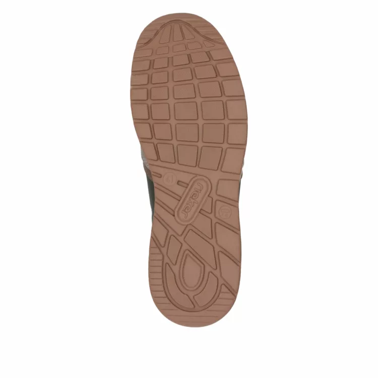 Baskets gris et kaki pour homme de la marque Remonte. Référence : B1000-60 Merino Dunst. Chauss'Family Issoire magasin de chaussures à Issoire.