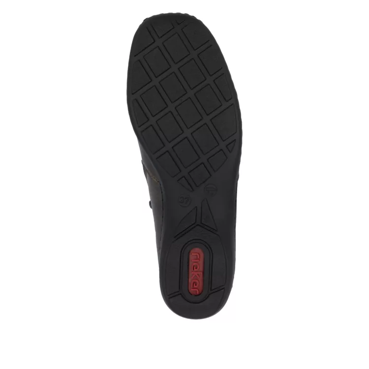Bottillons bronze pour femme de la marque Rieker. Référence 58388-25 Bosra. Disponible chez Chauss'Family magasin de chaussures à Issoire.