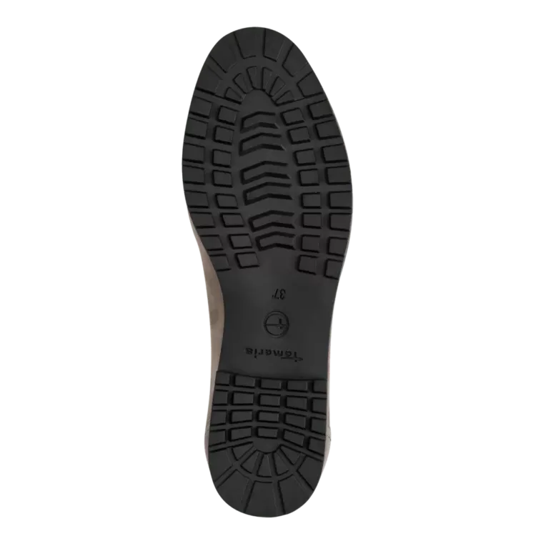 Ballerines taupes de la marque Tamaris pour femme. Référence : 22126-43 200 Grey. Disponible chez Chauss'Family magasin de chaussures à Issoire.