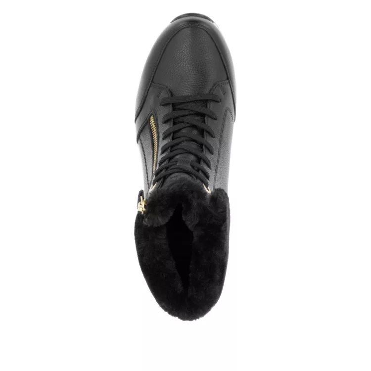 Baskets montantes chaudes de la marque Remonte pour femme. Référence : D0T77-02 Noir. Disponible chez Chauss'Family magasin de chaussures à Issoire.