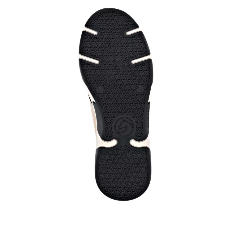Baskets montantes noir et beige pour femme marque Remonte. Référence D1S70-04 Noir. Disponible chez Chauss'Family magasin de chaussures à Issoire.