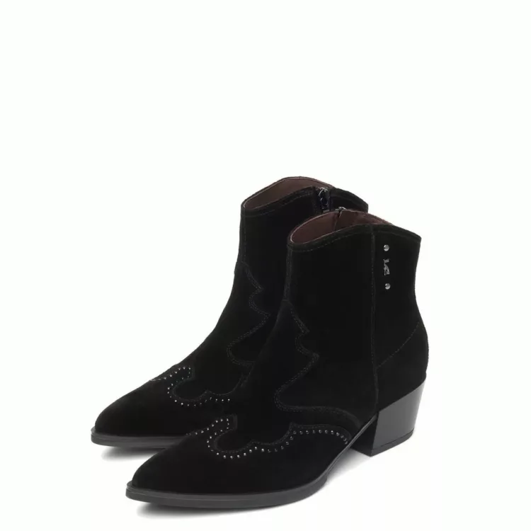 Santiags noires de la marque NeroGiardini pour femme. Référence : I513912D 100 Nero. Disponible chez Chauss'Family magasin de chaussures à Issoire.