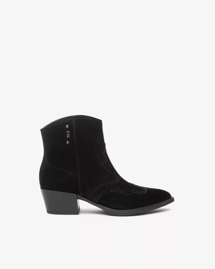 Santiags noires de la marque NeroGiardini pour femme. Référence : I513912D 100 Nero. Disponible chez Chauss'Family magasin de chaussures à Issoire.