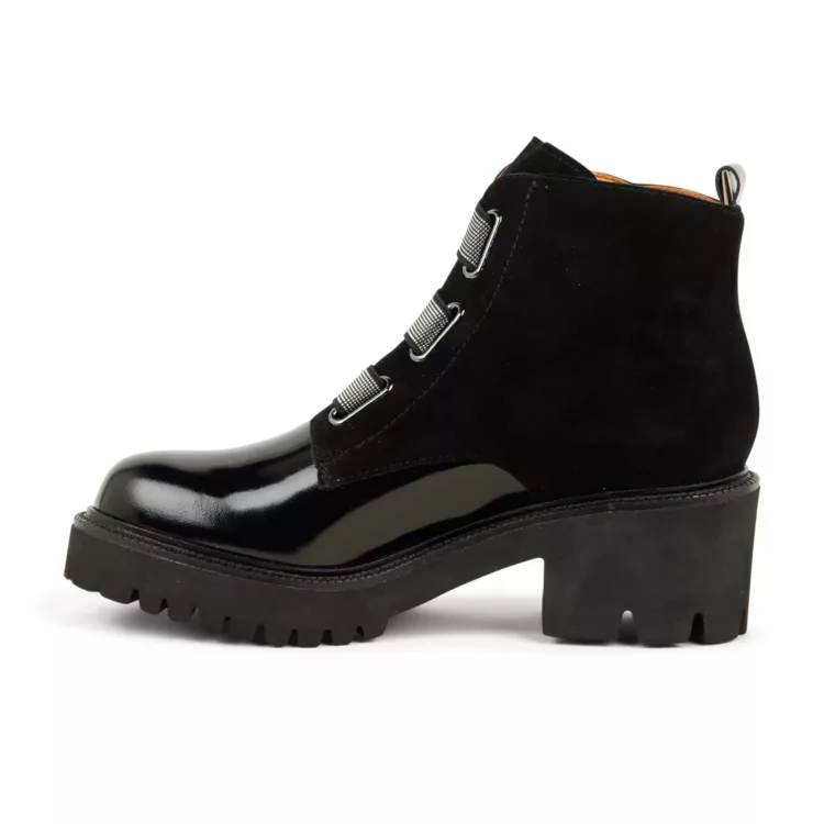 Mam’zelle Bottines noires vernies  – Image 4