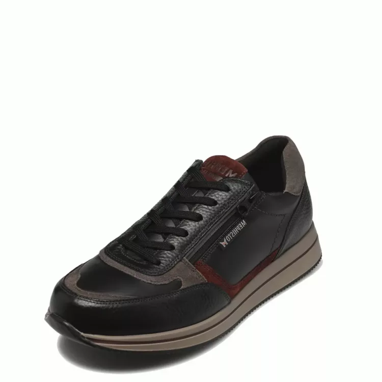 Baskets Gilford noires marque Mephisto, référence Gilford  6100 3659  Black. Disponible chez Chauss'Family magasin de chaussures à Issoire.
