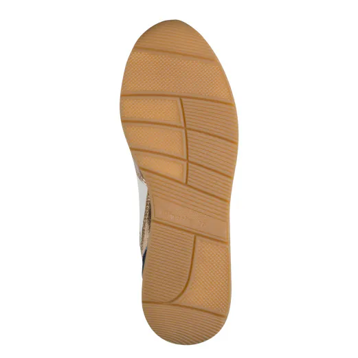 Baskets fines Tamaris pour femme. Référence : 23613-46 197 White Comb. Disponible chez Chauss'Family magasin de chaussures à Issoire.