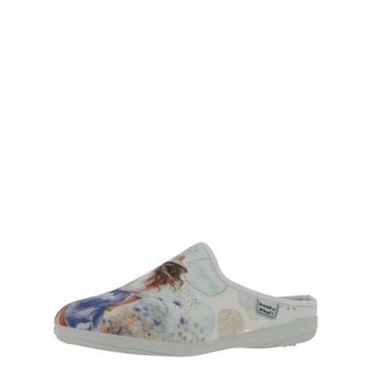 Mules motif femme La maison de l'espadrille. Référence 2009 Gris. Disponible chez Chauss'Family magasin de chaussures à Issoire.