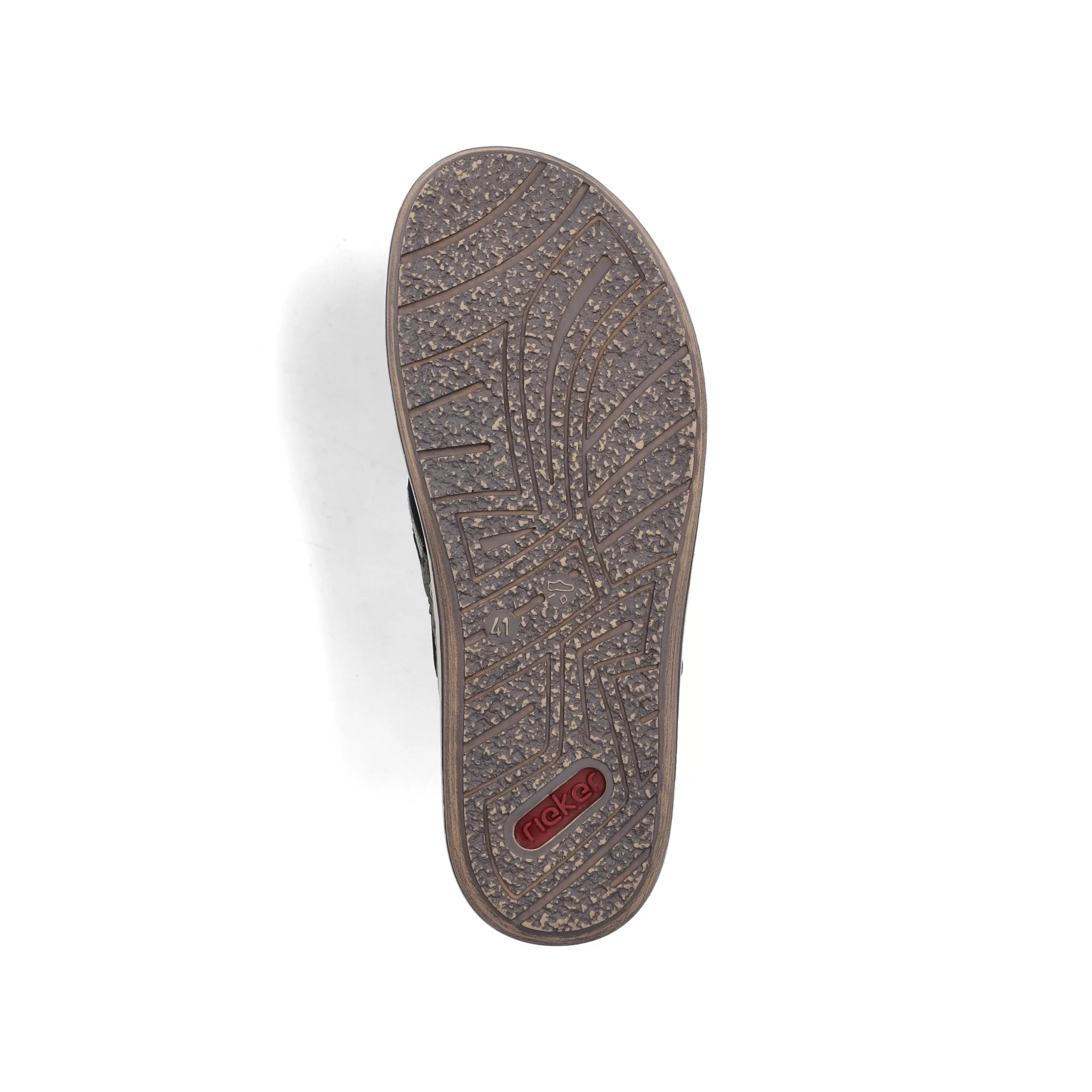 Tongs kaki pour homme de la marque Rieker. Référence 21084-54 Kaki. Disponible chez Chauss'Family magasin de chaussures à Issoire.