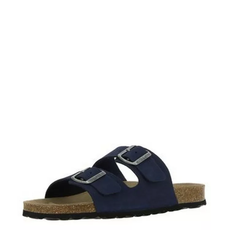 Mules marine La maison de l'espadrille pour homme. Référence : 3566 Marine. Disponible chez Chauss'Family magasin de chaussures à Issoire.