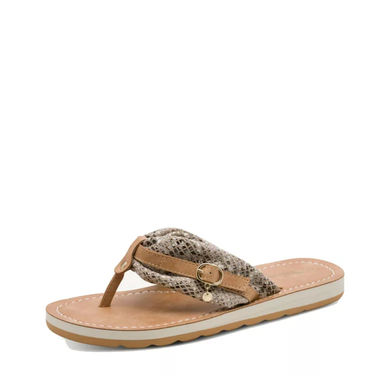 Tamaris tongs python Tamaris pour femme. Référence : 27149-46 483 Beige snake . Disponible chez Chauss'Family. Magasin de chaussures pour femme.