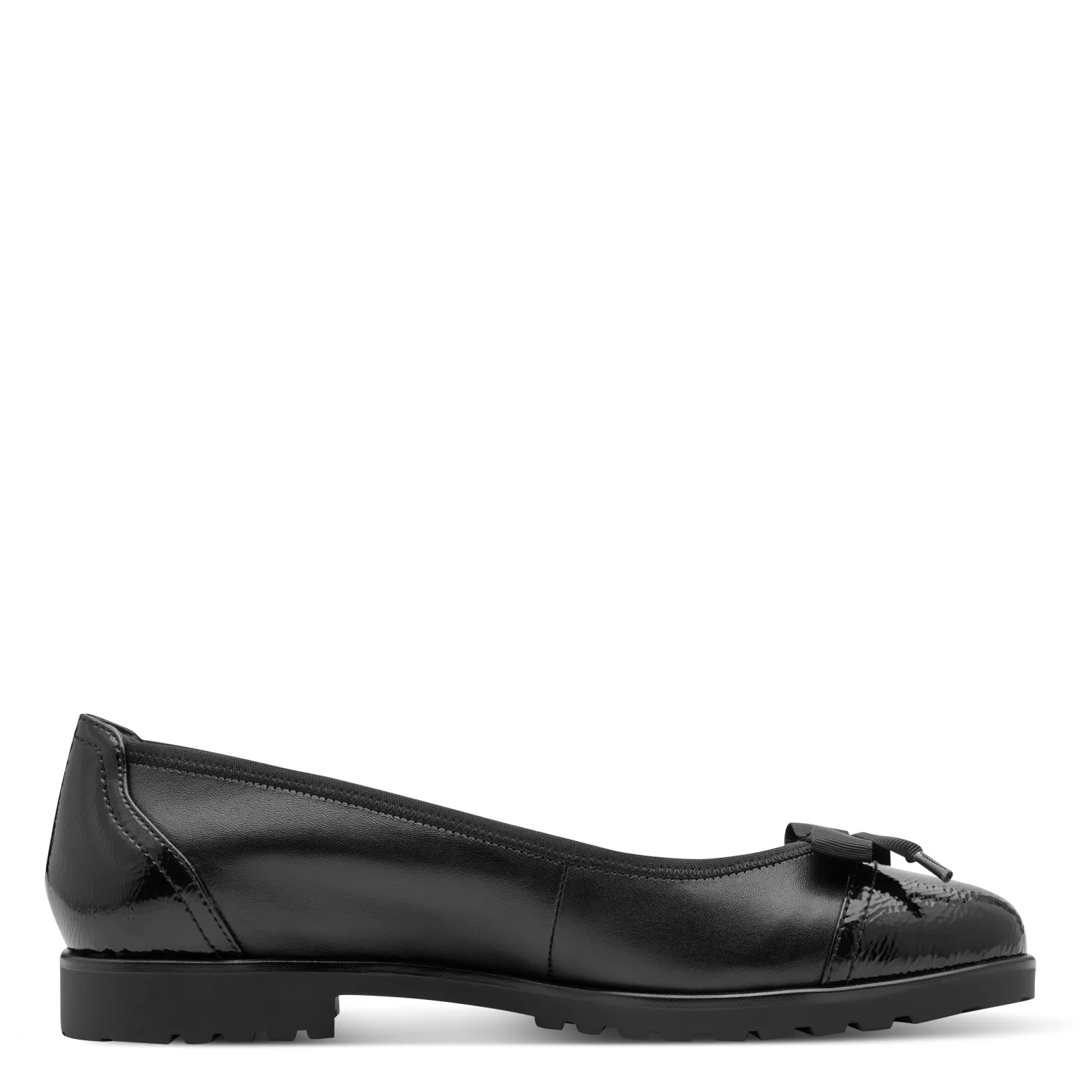 Ballerines noires Tamaris pour femme. Référence : 22126-43 001 Black. Disponible chez Chauss'Family magasin de chaussures à Issoire.
