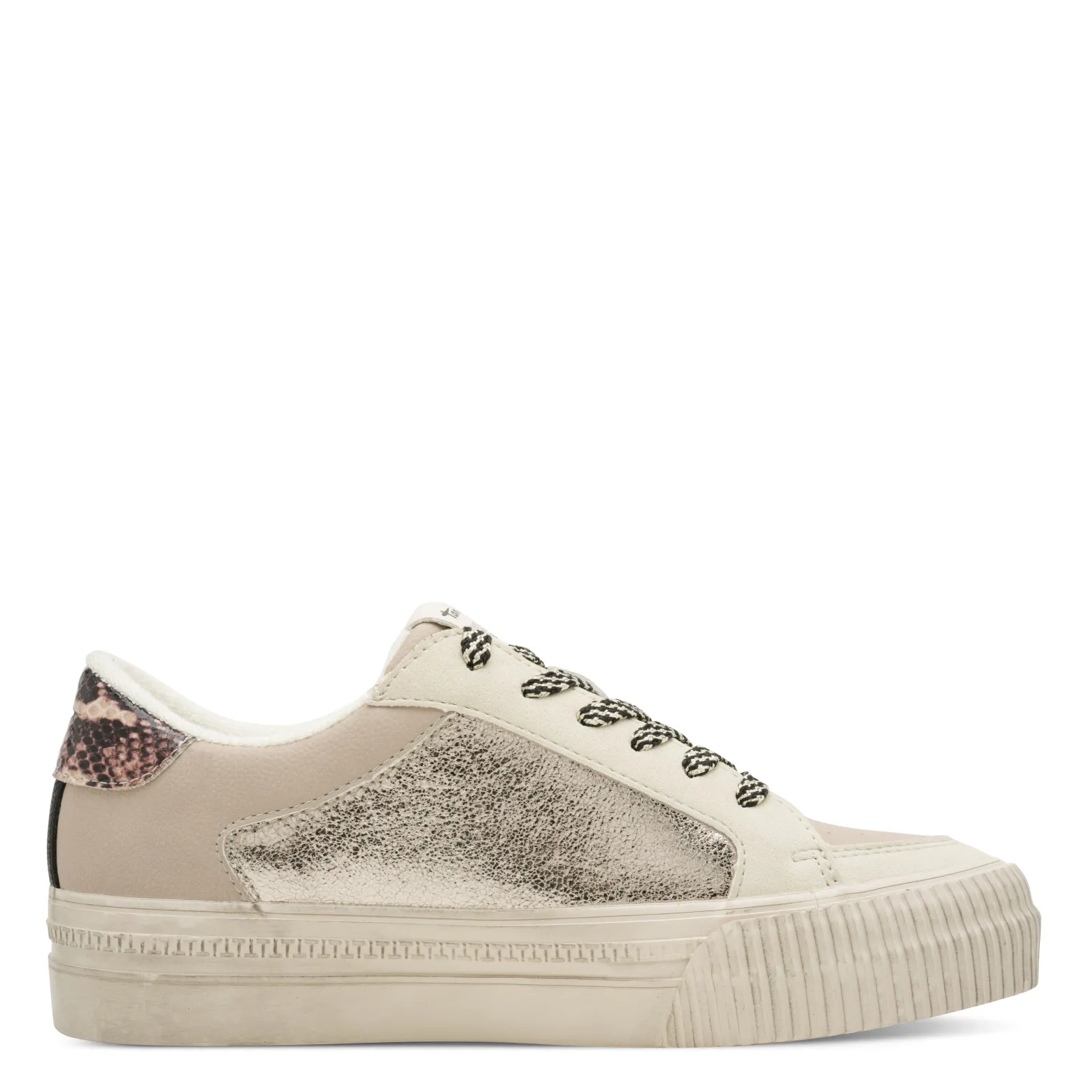 Baskets claires Tamaris pour femme. Référence : 23789-46 341 Taupe. Disponible chez Chauss'Family magasin de chaussures à Issoire.