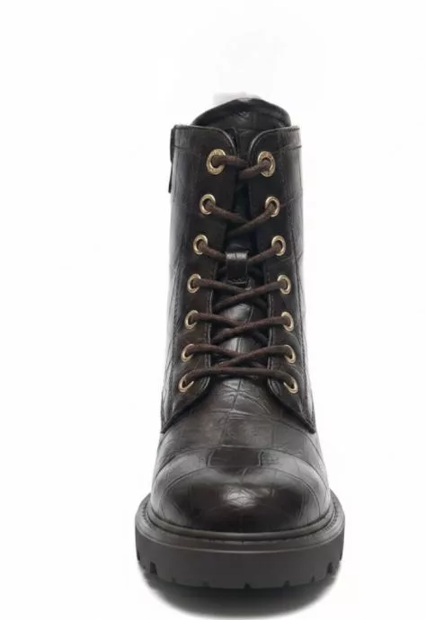 Bottines à lacets pour femme Carmela . Référence 164269 Marron. Disponible chez Chauss'Family magasin de chaussures à Issoire.