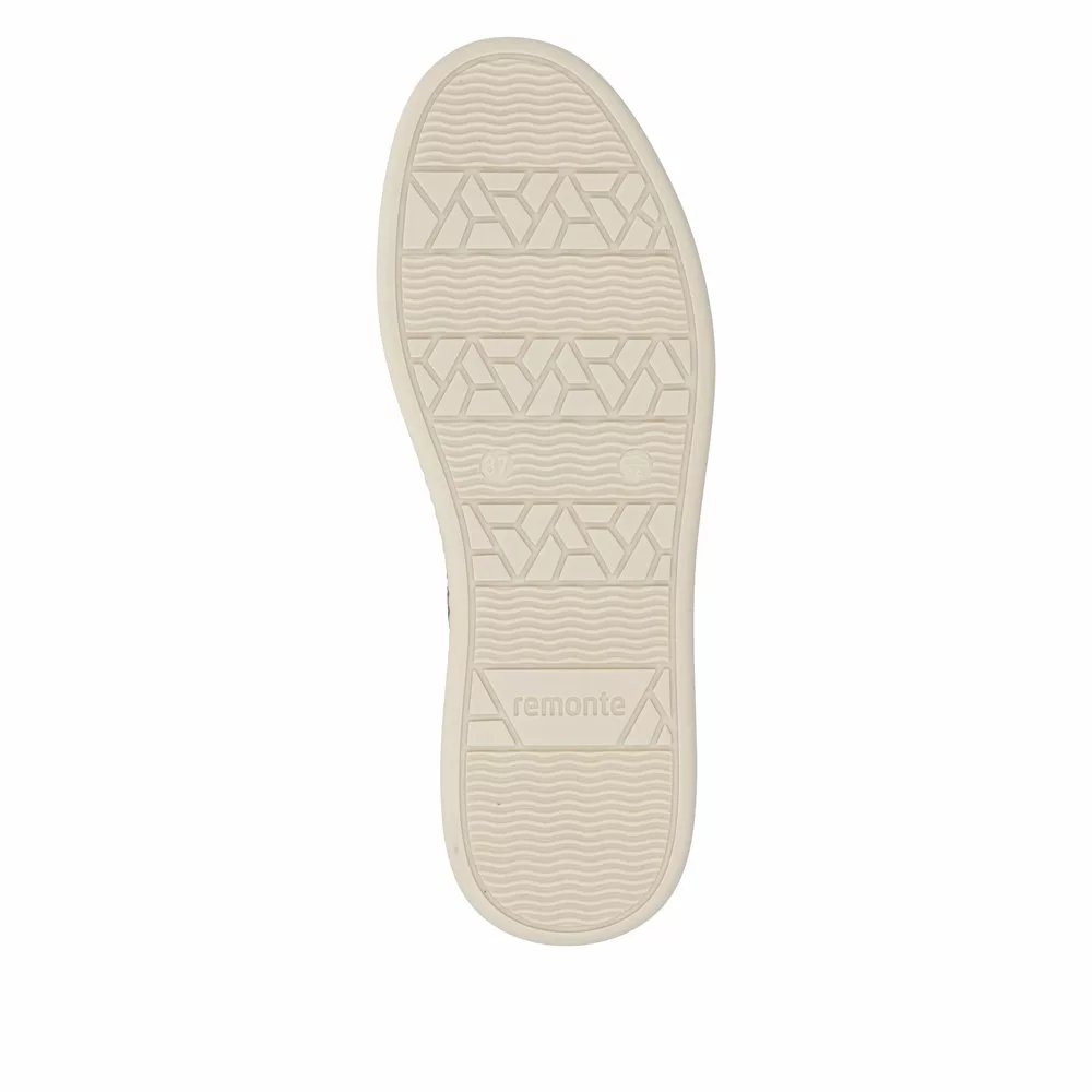 Baskets montantes léopard pour femme marque Remonte. Référence D2E70-90 Bronze . Disponible chez Chauss'Family magasin de chaussures à Issoire.