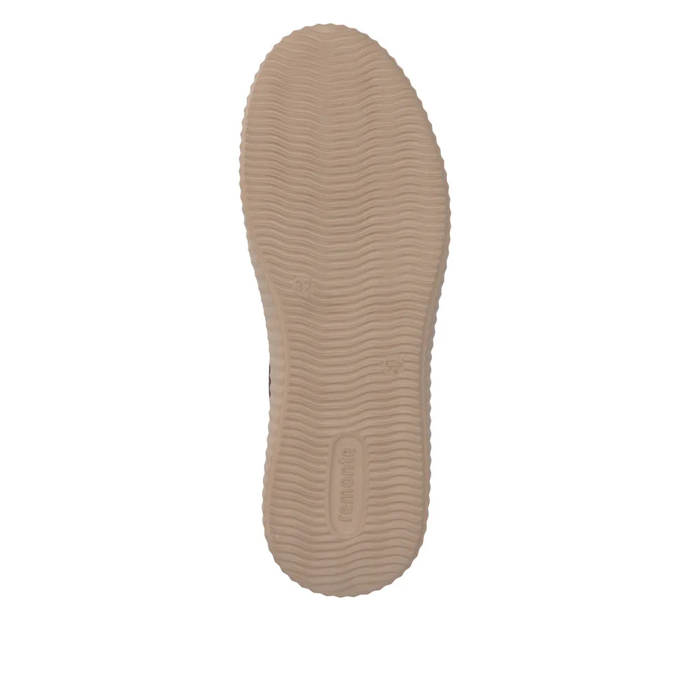 Baskets marron pour femme Remonte. Référence : D3E00-25 Marron. Disponible chez Chauss'Family magasin de chaussures à Issoire.