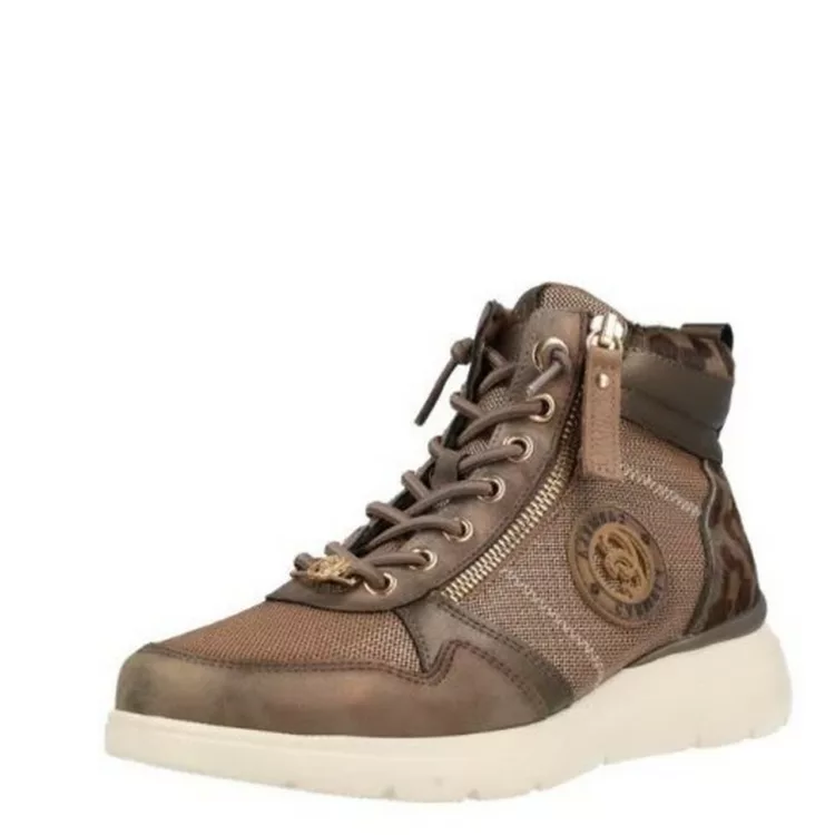 Baskets bronze pour femme Carmela . Référence Piel 162514 Taupe . Disponible chez Chauss'Family magasin de chaussures à Issoire.
