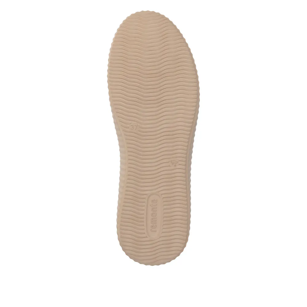 Baskets montantes marron pour femme Remonte. Référence : D3E70-25 Marron. Disponible chez Chauss'Family magasin de chaussures à Issoire.