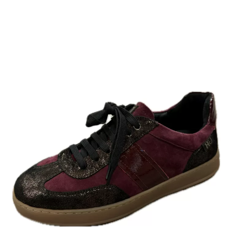 Baskets bordeaux pour femme Geo Reino. Référence : Speci Coffee Bordeaux . Disponible chez Chauss'Family magasin de chaussures à Issoire.