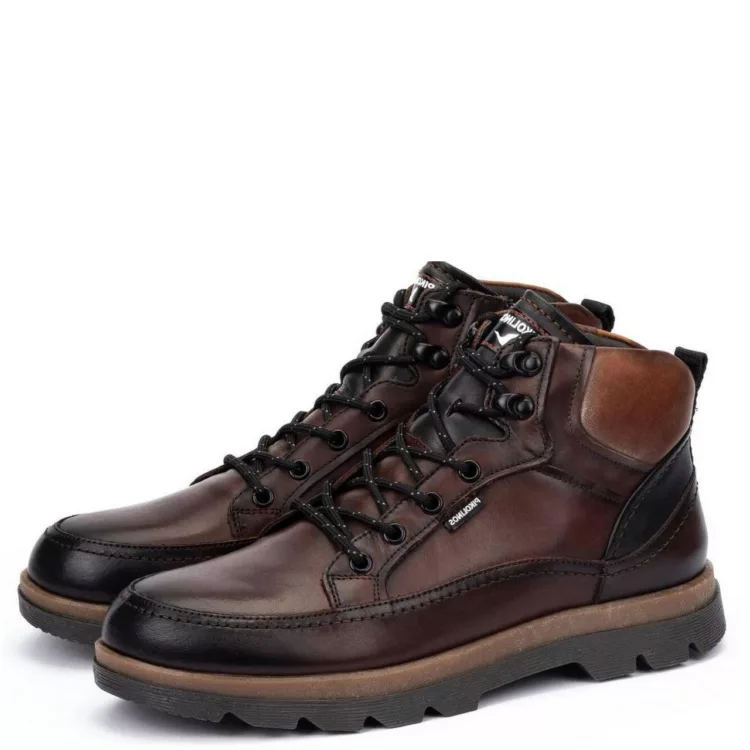 Bottines à lacets de la marque Pikolinos. Référence Vigo M3M-8107C1 Cuero. Disponible chez Chauss'Family magasin de chaussures à Issoire.